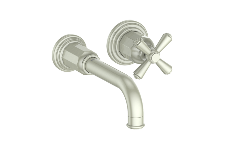 Vogt Carinthia Wall-Mount Bathroom Sink Faucet – Brushed Nickel – BF.C3.1410.BN
