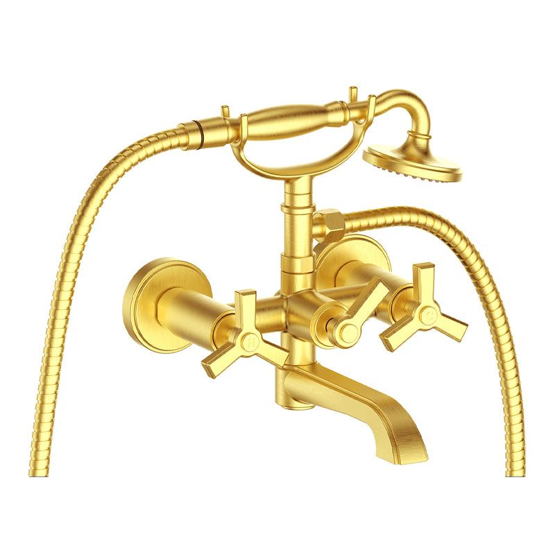 Vogt Zehn Wall-Mount Tub Filler – Brushed Gold – BF.Z3.2200.BG