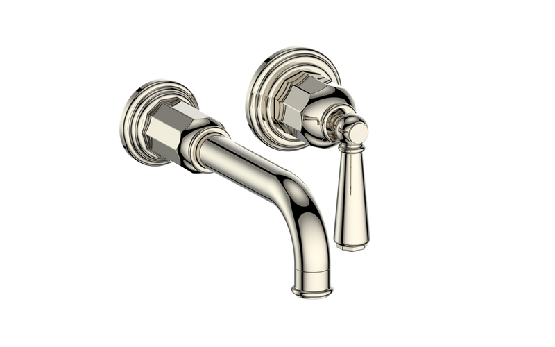 Vogt Carinthia Wall-Mount Bathroom Sink Faucet – Polished Nickel – BF.C1.1410.PN