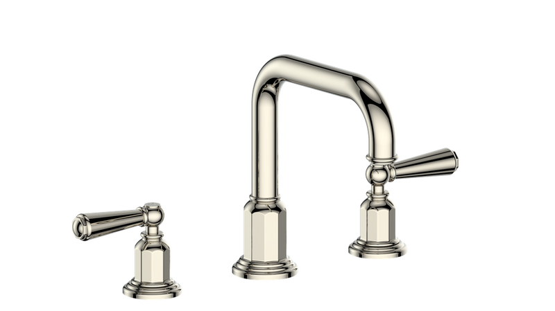 Vogt Carinthia 8" Widespread Bathroom Sink Faucet with Pop-Up Drain – Polished Nickel – BF.C1.1331.PN