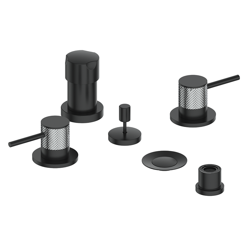 Vogt Drava Bidet Faucet – Matte Black / Chrome – BF.DA.3000.CB