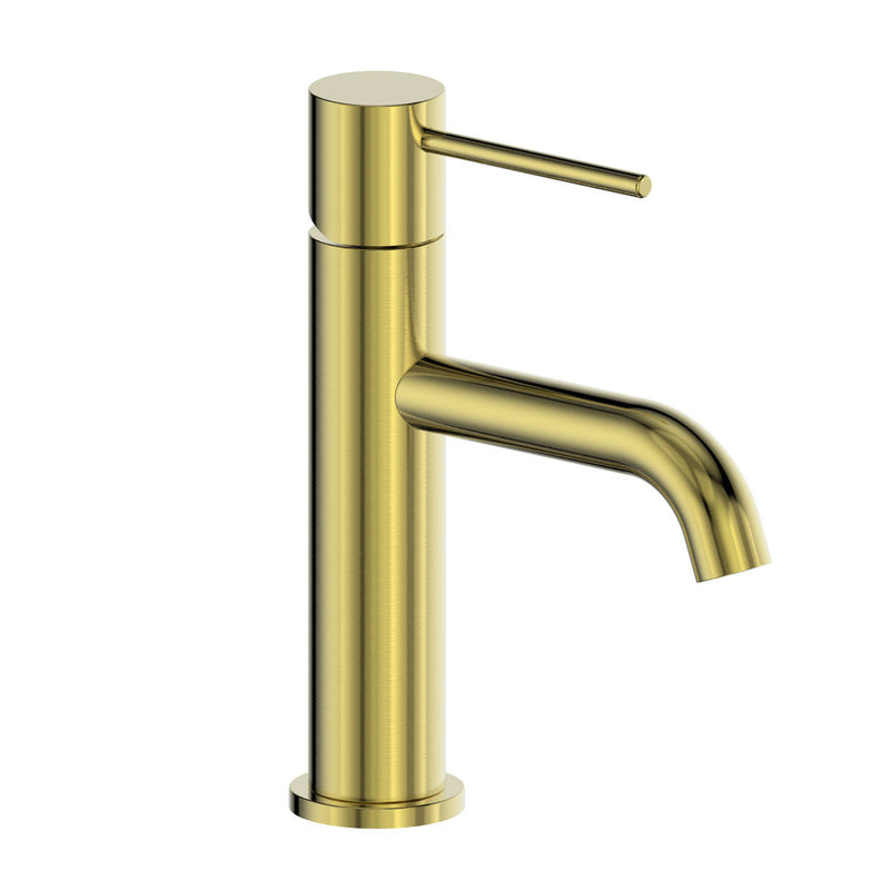 Vogt Worgl Single-Hole Bathroom Sink Faucet with Pop-Up Drain – Brushed Gold – BF.WL.1011.BG