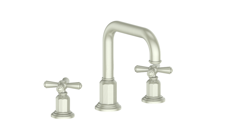 Vogt Carinthia 8" Widespread Bathroom Sink Faucet with Pop-Up Drain – Brushed Nickel – BF.C3.1331.BN