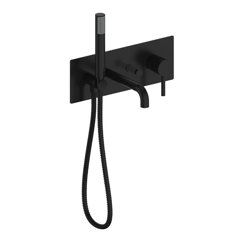 Vogt Worgl Wall-Mount Tub Filler – Matte Black – BF.WL.2200.MB