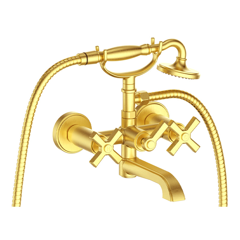 Vogt Zehn Wall-Mount Tub Filler – Brushed Gold – BF.Z4.2200.BG