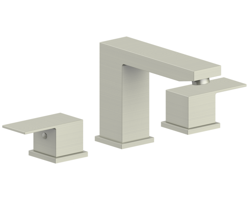 Vogt Kapfenberg 8" Widespread Bathroom Sink Faucet with Pop-Up Drain – Brushed Nickel – BF.KG.1311.BN