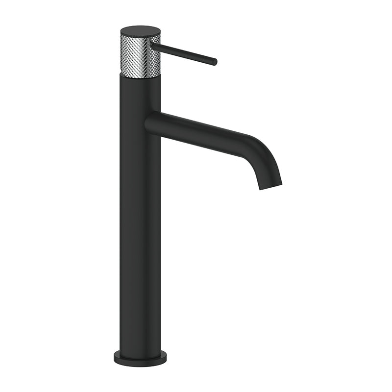 Vogt Drava Vessel Bathroom Sink Faucet – Matte Black / Chrome – BF.DA.1100.CB