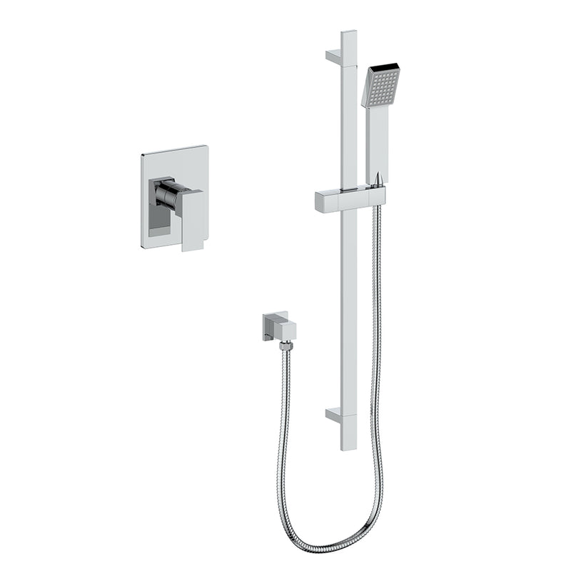 Vogt Kapfenberg 1-Function Pressure-Balanced Shower System with Hand Shower – Chrome – SET.AP.110.100.CC