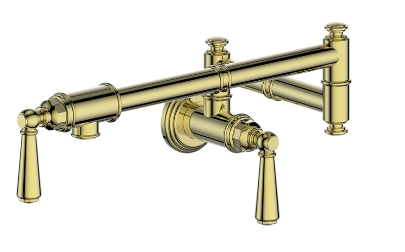 Vogt Carinthia Kitchen Pot Filler – Brushed Gold – KF.CA.21.BG