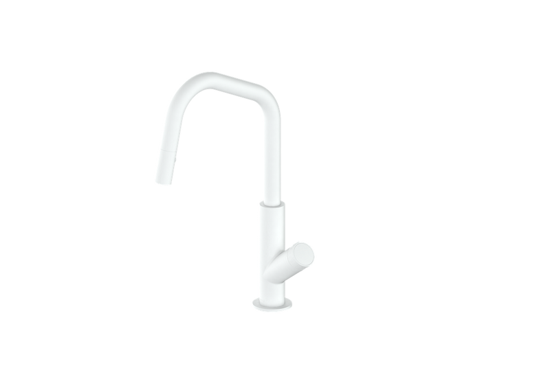 Vogt Mond 16" Pull-Down Kitchen Faucet – Matte White – KF.16M2.1504.MW