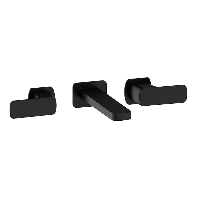 Vogt Niveau 8" Widespread Wall-Mount Bathroom Sink Faucet – Matte Black – BF.NU.1500.MB