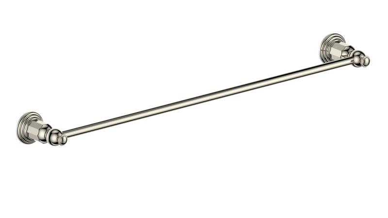 Vogt Carinthia 24" Towel Bar – Polished Nickel – BA.0410.PN