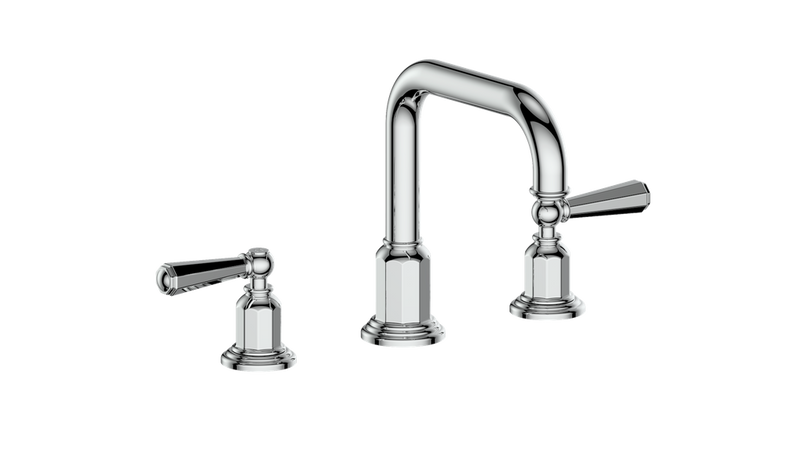 Vogt Carinthia 8" Widespread Bathroom Sink Faucet with Pop-Up Drain – Chrome – BF.C2.1331.CC