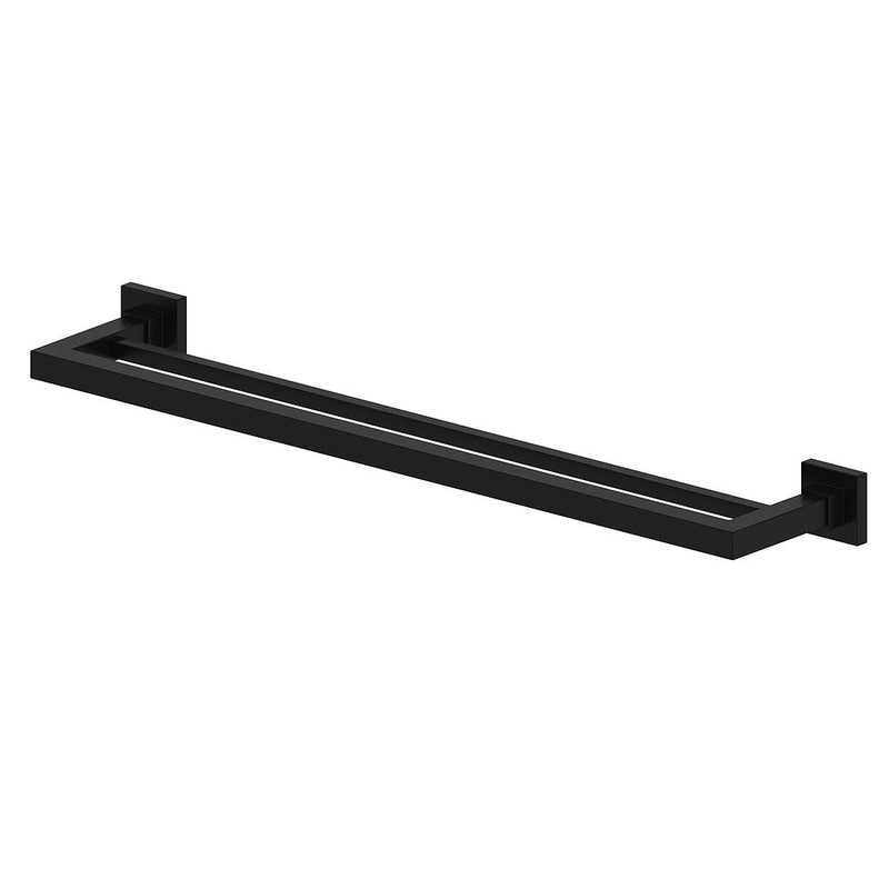 Vogt Kapfenberg Double Towel Bar – Matte Black – BA.0501.MB