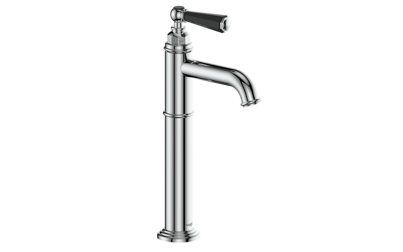 Vogt Carinthia Vessel Bathroom Sink Faucet – Chrome / Matte Black – BF.C2.1100.CB