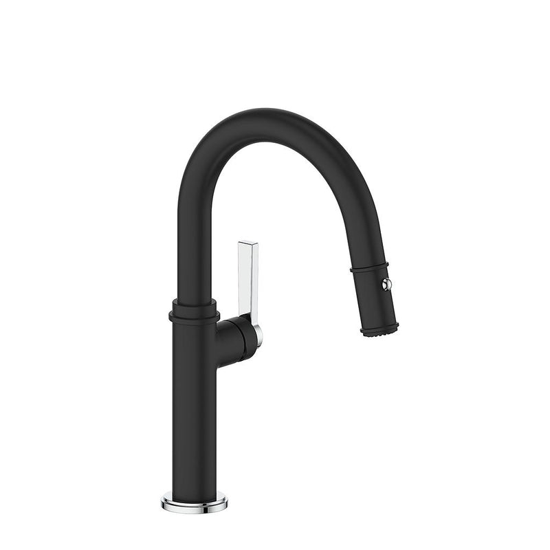 Vogt Zehn Bar & Prep Kitchen Faucet – Matte Black / Chrome – KF.13ZN.1112.CB