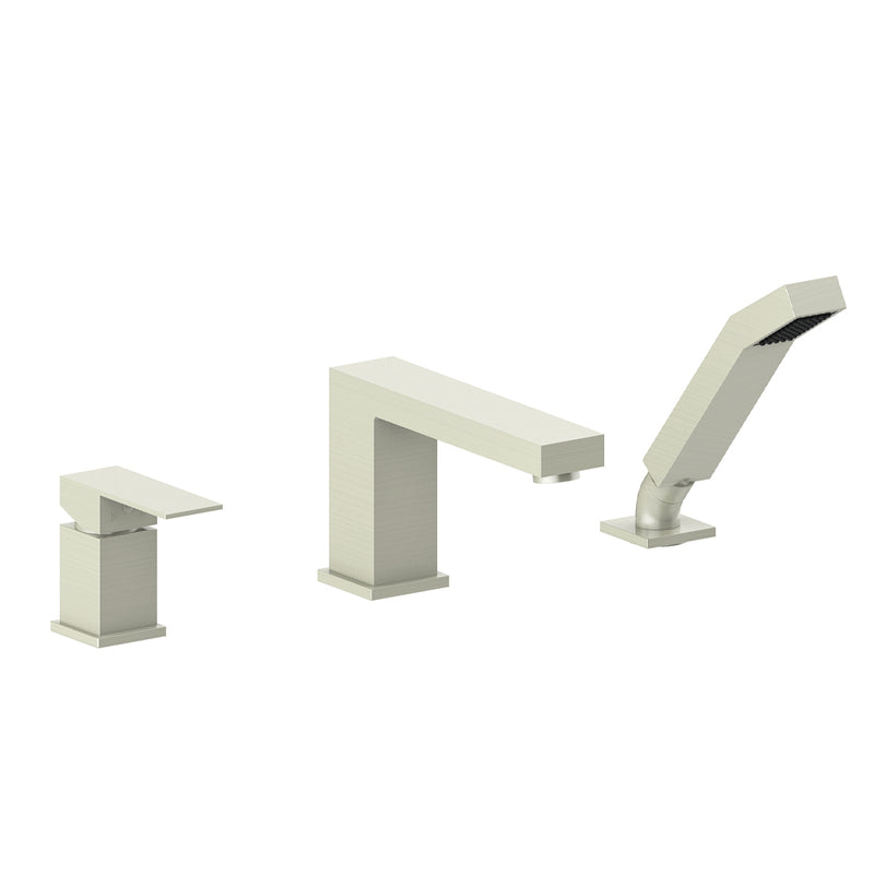 Vogt Kapfenberg 3-Hole Deck-Mount Tub Filler – Brushed Nickel – BF.KG.2000.BN
