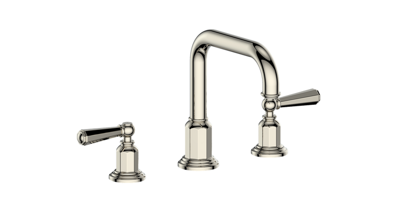 Vogt Carinthia 8" Widespread Bathroom Sink Faucet with Pop-Up Drain – Polished Nickel – BF.C2.1331.PN