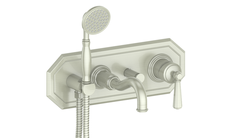 Vogt Carinthia Wall-Mount Tub Filler – Brushed Nickel – BF.C2.2220.BN