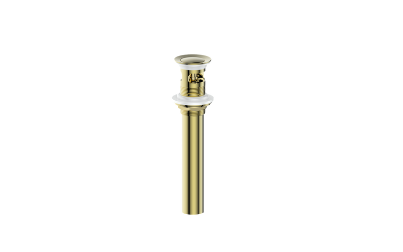 Vogt Standard Pop-Up Drain with Overflow – Brushed Gold – PU.101.BG