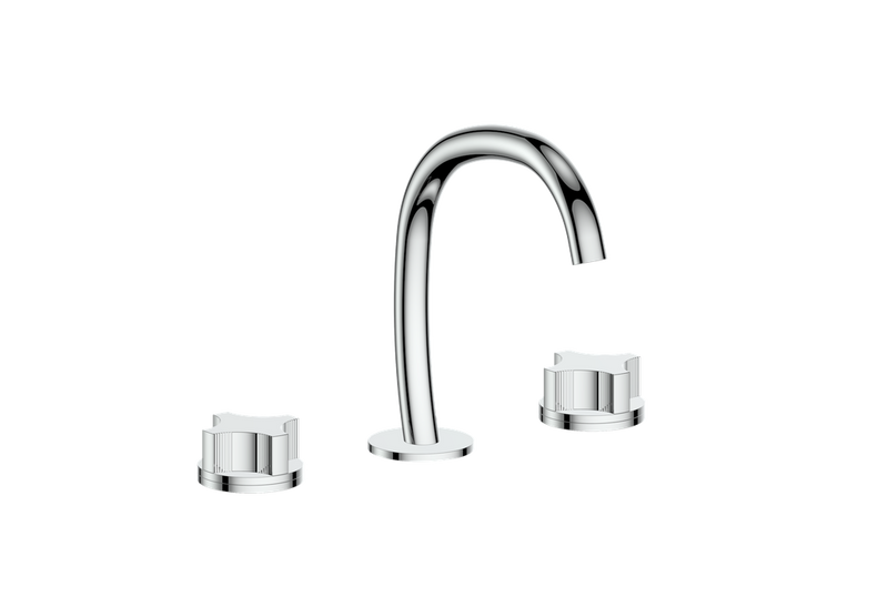Vogt Mond 8" Widespread Bathroom Sink Faucet with Pop-Up Drain – Chrome – BF.M2.1331.CC