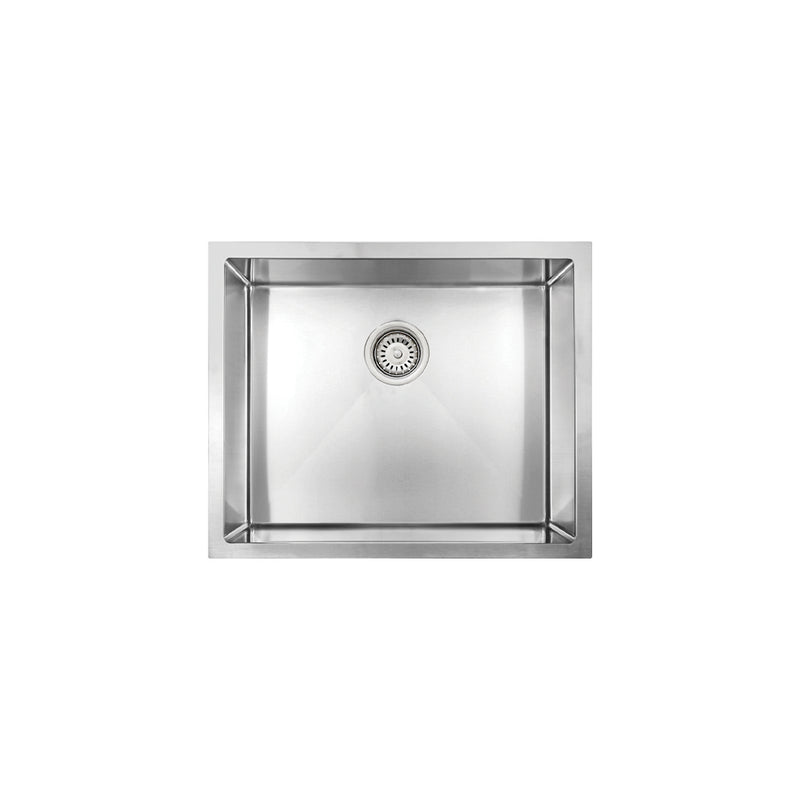 Vogt Salzburg 18R 23" Single-Bowl 18-Gauge Stainless Steel Undermount Kitchen Sink with Bottom Grid – KS.2318.S18R-63