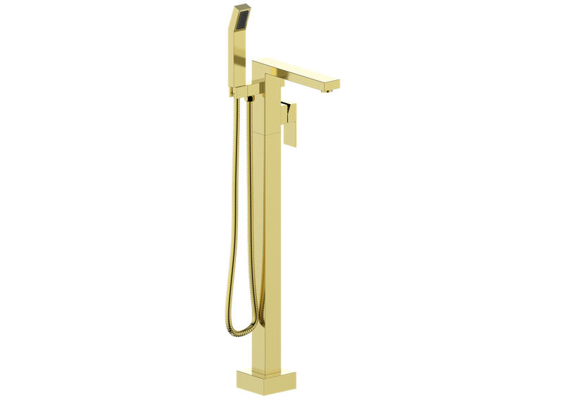 Vogt Kapfenberg Freestanding Tub Filler – Brushed Gold – BF.KG.2100.BG