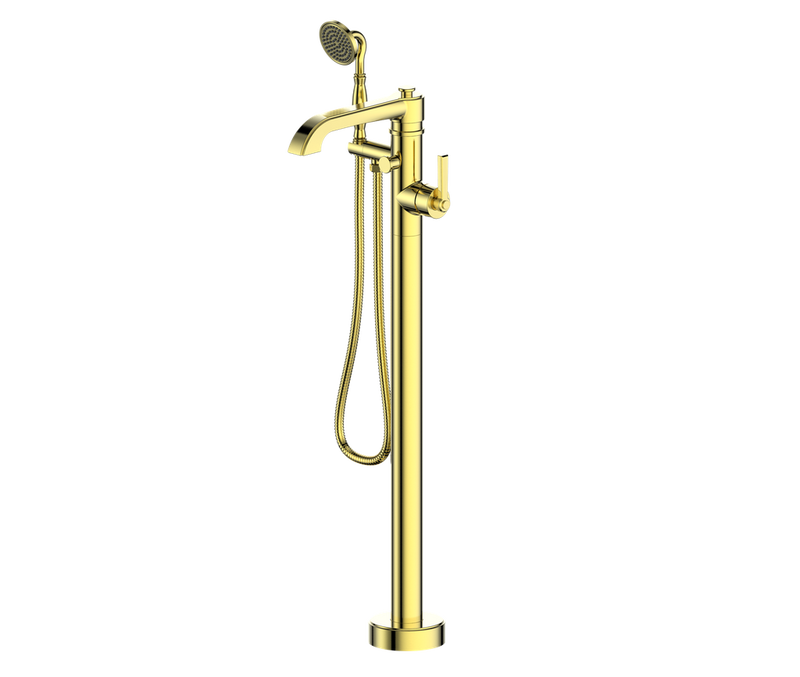 Vogt Zehn Freestanding Tub Filler – Brushed Gold – BF.ZN.2110.BG