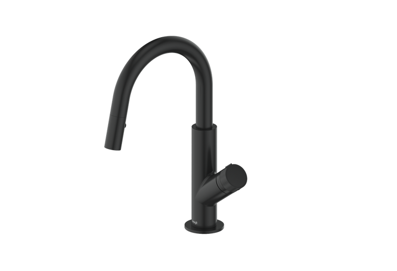 Vogt Mond Mini 13" Gooseneck Bar & Prep Faucet – Matte Black – KF.13M1.1504.MB