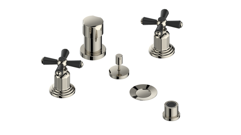 Vogt Carinthia Bidet Faucet – Polished Nickel / Matte Black – BF.C3.3000.PB