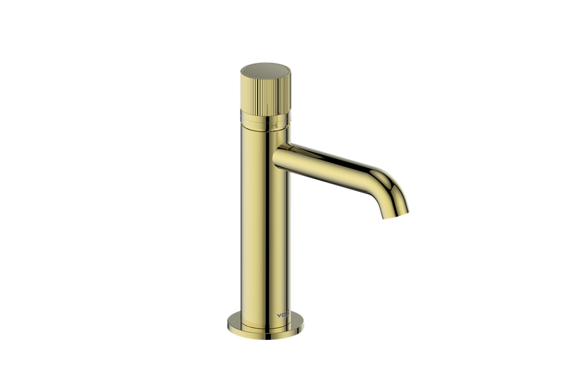 Vogt Mond Single-Hole Bathroom Sink Faucet with Pop-Up Drain – Brushed Gold – BF.MD.1001.BG