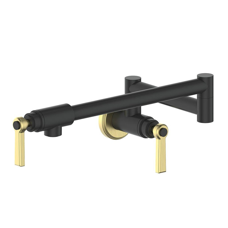 Vogt Zehn Kitchen Pot Filler – Matte Black / Brushed Gold – KF.ZN.11.BGB