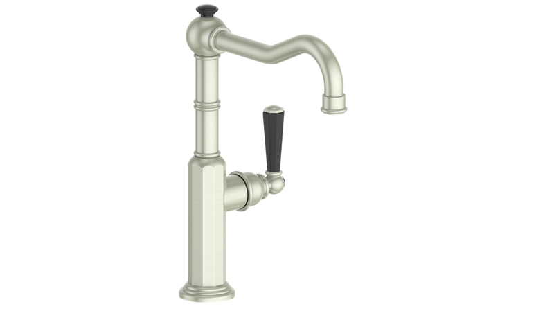 Vogt Carinthia Kitchen Bar & Prep Faucet – Brushed Nickel  Matte Black – KF.12CA.2200.BB