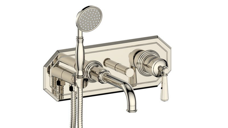 Vogt Carinthia Wall-Mount Tub Filler – Polished Nickel – BF.C2.2210.PN