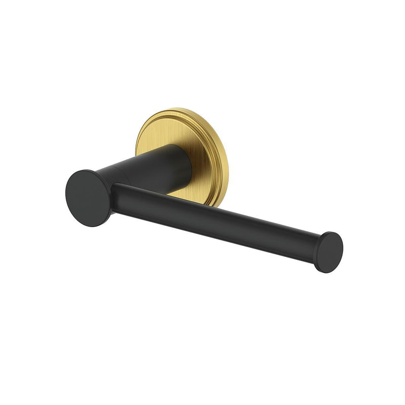 Vogt Zehn Toilet Paper Holder – Matte Black / Brushed Gold – BA.0209.BGB