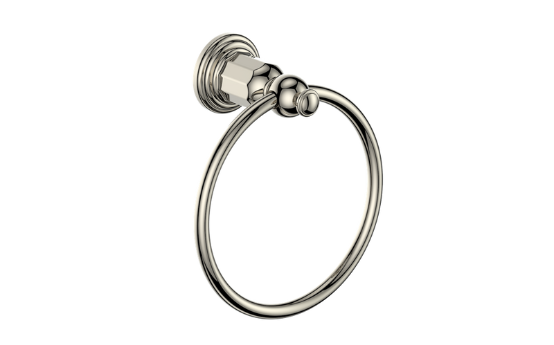 Vogt Carinthia Towel Ring – Polished Nickel – BA.0110.PN