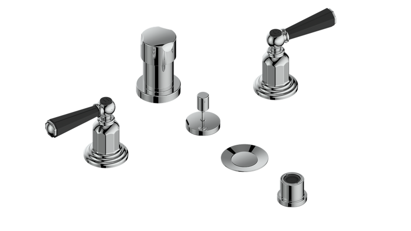 Vogt Carinthia Bidet Faucet – Chrome / Matte Black – BF.C2.3000.CB