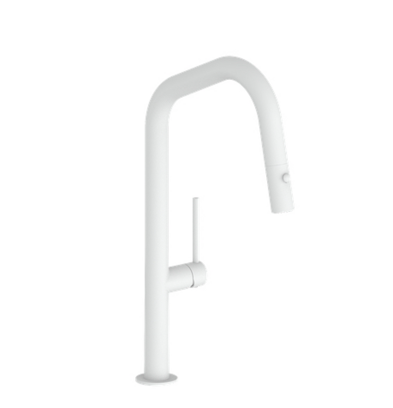 Vogt Dornbirn 16" Kitchen Faucet – Matte White – KF.16D2.0204.MW