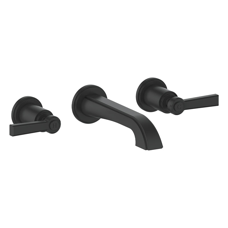 Vogt Zehn Wall-Mount Bathroom Sink Faucet – Matte Black – BF.Z1.1500.MB