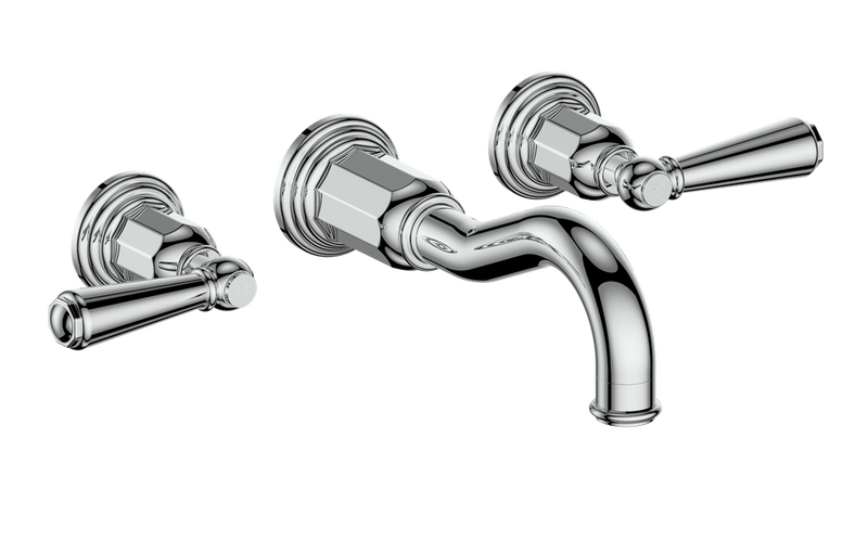 Vogt Carinthia 8" Widespread Wall-Mount Bathroom Sink Faucet – Chrome – BF.C1.1520.CC