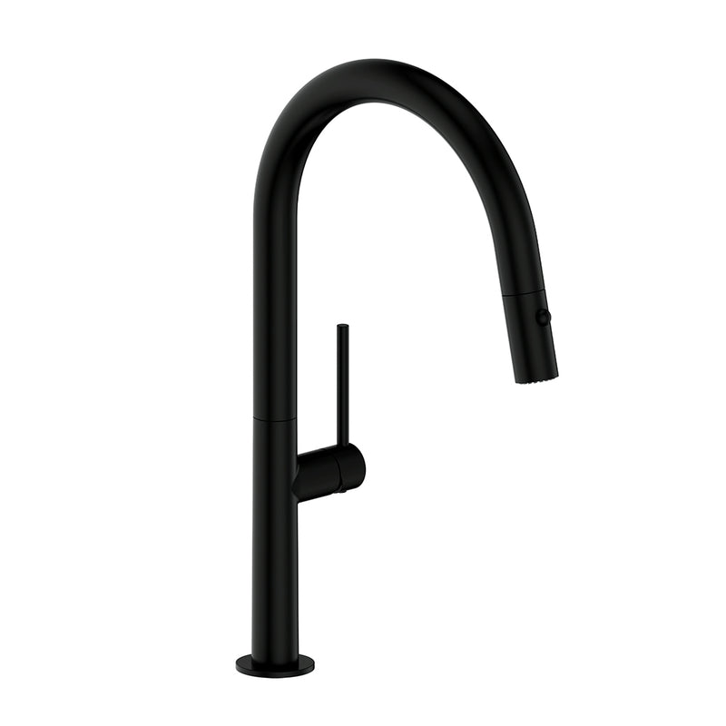 Vogt Dornbirn 16" Kitchen Faucet – Matte Black – KF.16D1.0204.MB