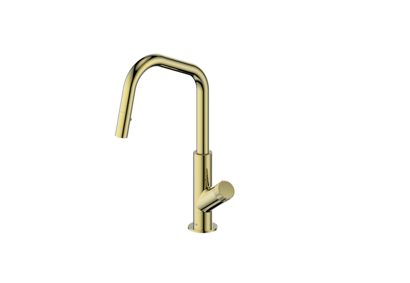 Vogt Mond 16" Pull-Down Kitchen Faucet – Brushed Gold – KF.16M2.1504.BG