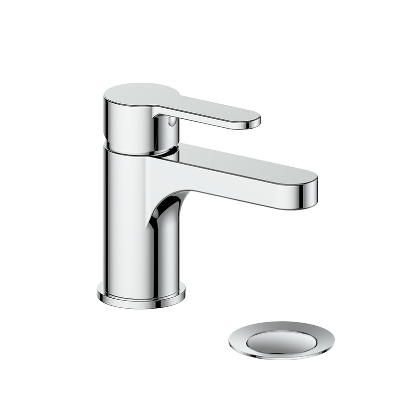 Vogt Lusten Single-Hole Bathroom Sink Faucet with Pop-Up Drain – Chrome – BF.LN.1001.CC
