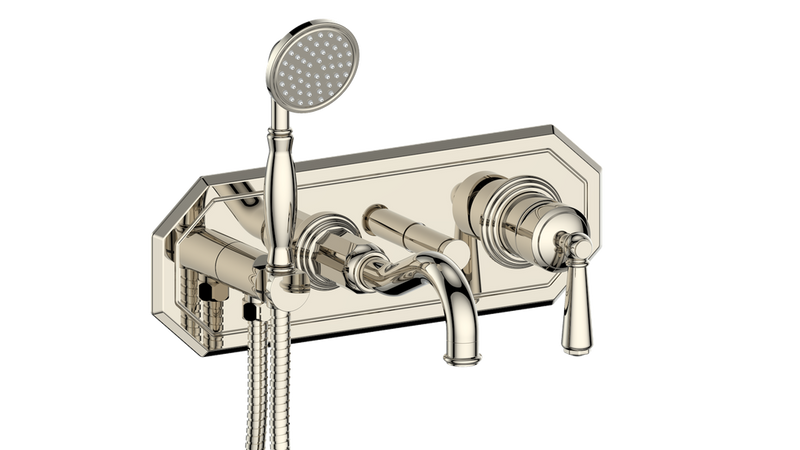Vogt Carinthia Wall-Mount Tub Filler – Polished Nickel – BF.C1.2220.PN