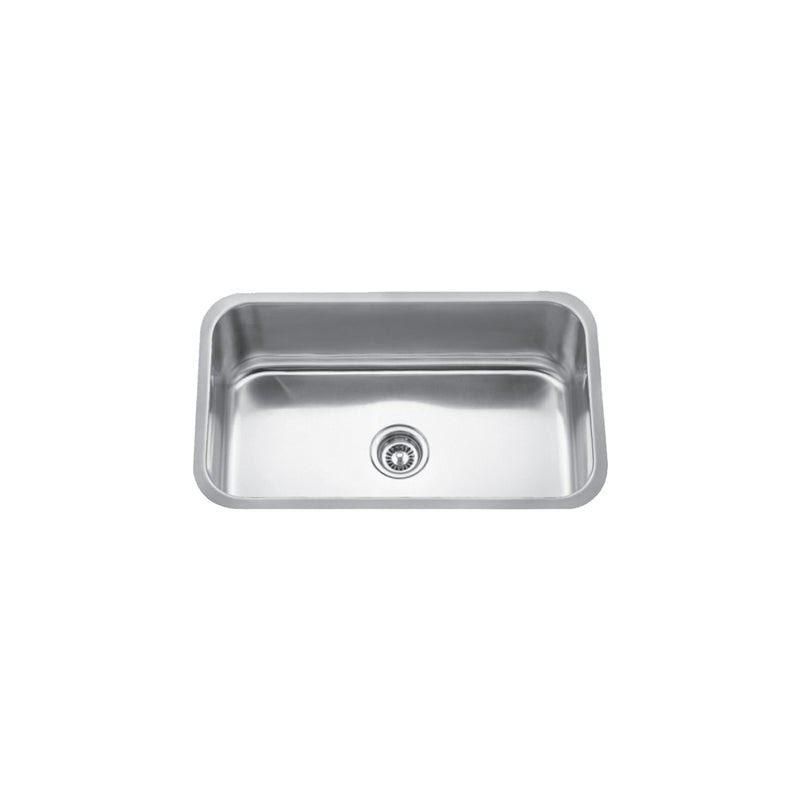Vogt Steyr 30" Single-Bowl 18-Gauge Stainless Steel Undermount Kitchen Sink – KS.3018.S18P-61