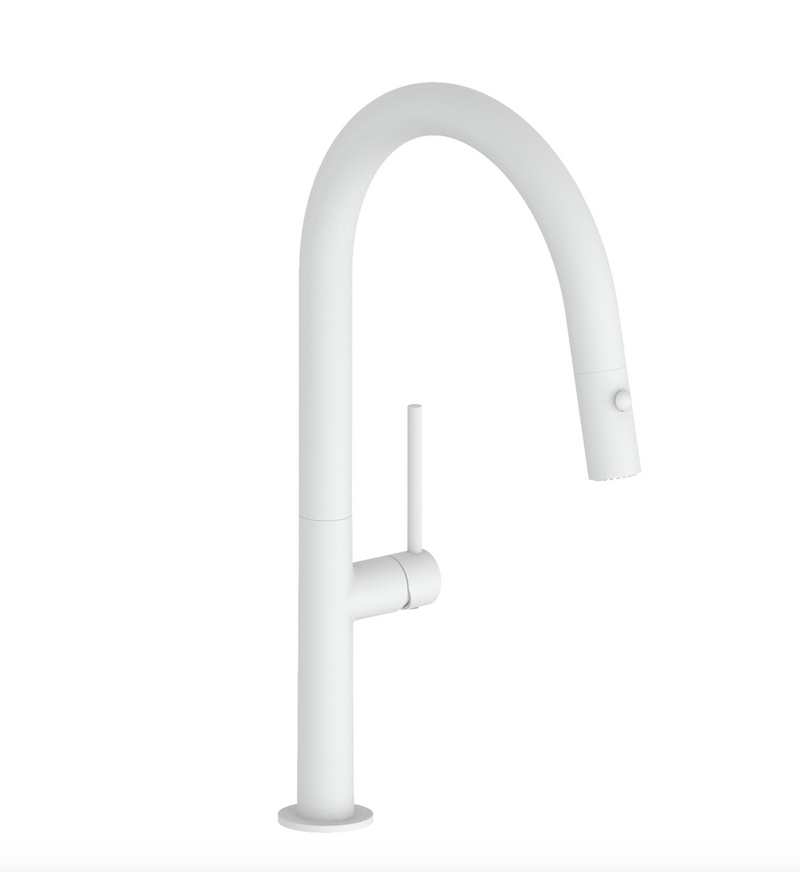 Vogt Dornbirn 16" Kitchen Faucet – Matte White – KF.16D1.0204.MW