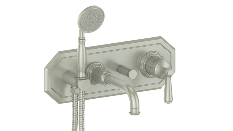 Vogt Carinthia Wall-Mount Tub Filler – Brushed Nickel – BF.C1.2210.BN