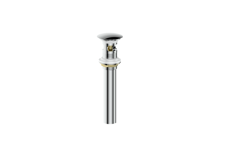 Vogt Mushroom Pop-Up Drain with Overflow – Chrome – PU.201.CC
