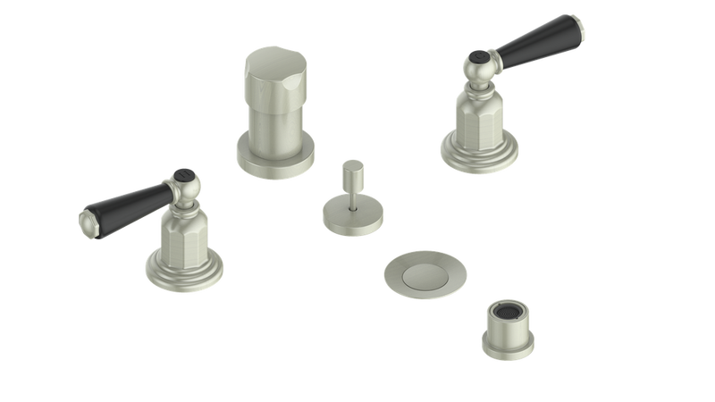 Vogt Carinthia Bidet Faucet – Brushed Nickel / Matte Black – BF.C1.3000.BB