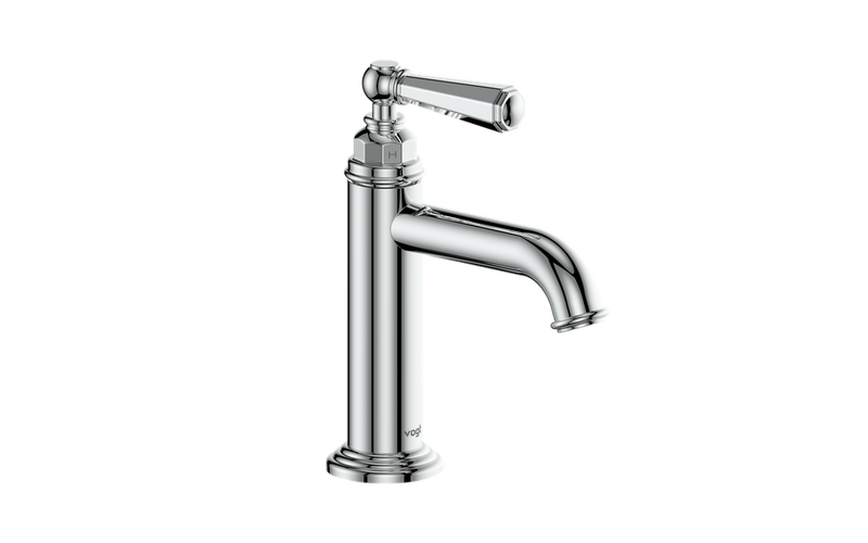 Vogt Carinthia Single-Hole Bathroom Sink Faucet with Pop-Up Drain – Chrome – BF.C2.1001.CC